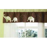 Green Elephant Valance