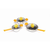 Sheriff Duck Stainless Steel 6-Piece Cookware Set