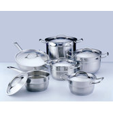 Hotel Line Stainless Steel 12-Piece Cookware Set