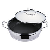 Zeno 4-Qt. Stainless Steel Round Braiser with Lid