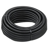 1.5" x 600" Reinforced Black Corrugated Tubing