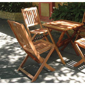 Glaser 3 Piece Folding Dining Set