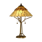 Branch Base Tiffany 2 Light Table Lamp
