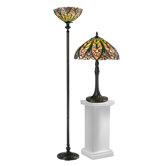 Cactus Bloom Table and Floor Lamp Set
