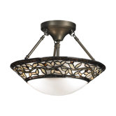 Cyprus Oaks 2 Light Semi-Flush Mount