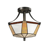 Visalia 2 Light Semi-Flush Mount