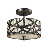 Willow Cottage 2 Light Semi-Flush Mount