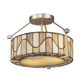 Sandfield 2 Light Semi-Flush Mount