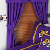 Louisiana State University Drapes and Valance