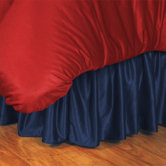 NCAA Polyester Jersey Bedskirt