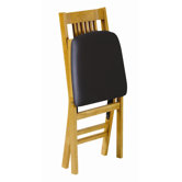 True Mission Wood Folding Chair (Set of 2)