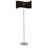 Symphony Floor Lamp in Satin Steel