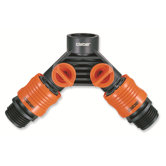 "Y" Faucet Connector