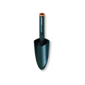 Trowel Graphite Handle in Black and Orange - 11 Inch