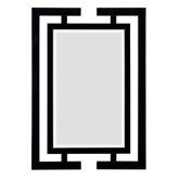 Shinto Wall Mirror in Gloss Black