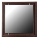 Potrero Wall Mirror in Mahogany
