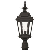 Estate  Post Lantern in Black
