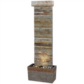 Tacora Natural Slate Horizontal Floor Fountain