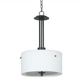 Sanctuary 1 Light Drum Pendant