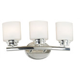 Bow Vanity Light in Polished Nickel