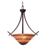 Wright 3 Light Inverted Pendant
