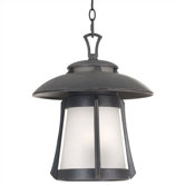 Laguna  Outdoor Hanging Lantern in Ebony Pearl