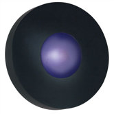 Burst  Outdoor Round Wall Sconce in Cobalt Blue