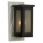 Icefield Outdoor Wall Lantern in Slate