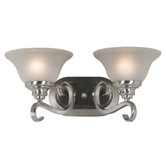 Welles Vanity Light in Brushed Steel