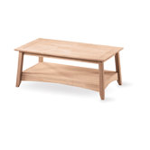 Unfinished Wood Bombay Tall Coffee Table