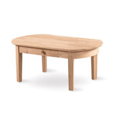 Unfinished Wood Philips Coffee Table