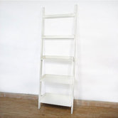 Casual Dining 5 - Tier Leaning Shelf  in White