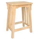 Unfinished Mission Counter Stool