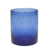 Iris Double Old Fashioned Glass in Cobalt Blue (Set of 4)