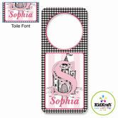 Personalized Toile Door Hanger