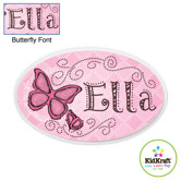 Personalized Butterfly Oval Wall Plaque