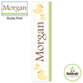 Personalized Ducks Growth Chart