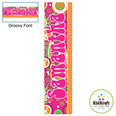 Personalized Groovy Growth Chart