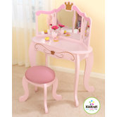 Princess 12.75" Vanity Table and Stool
