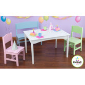 Nantucket Kids 4 Piece Table and Chair Set