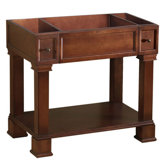Traditions Palermo 36" Bathroom Vanity Cabinet in Colonial Cherry