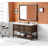 Newcastle 60" Wood Vanity Set