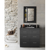 Lassen 36" Strawboard Vanity Set