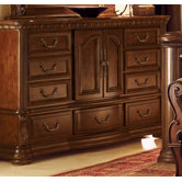 Granada 9 Drawer Combo Dresser