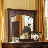 Windsor Manor Mansion Mirror in Antique Cherry