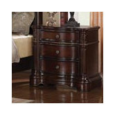 Heritage Manor 3 Drawer Nightstand