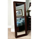 Harrison Floor Mirror in Umber Cherry