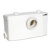 Elongated Toilet with Saniplus