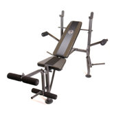 Black Standard Bench with Butterfly