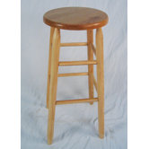 30"Round Top Backless Barstool